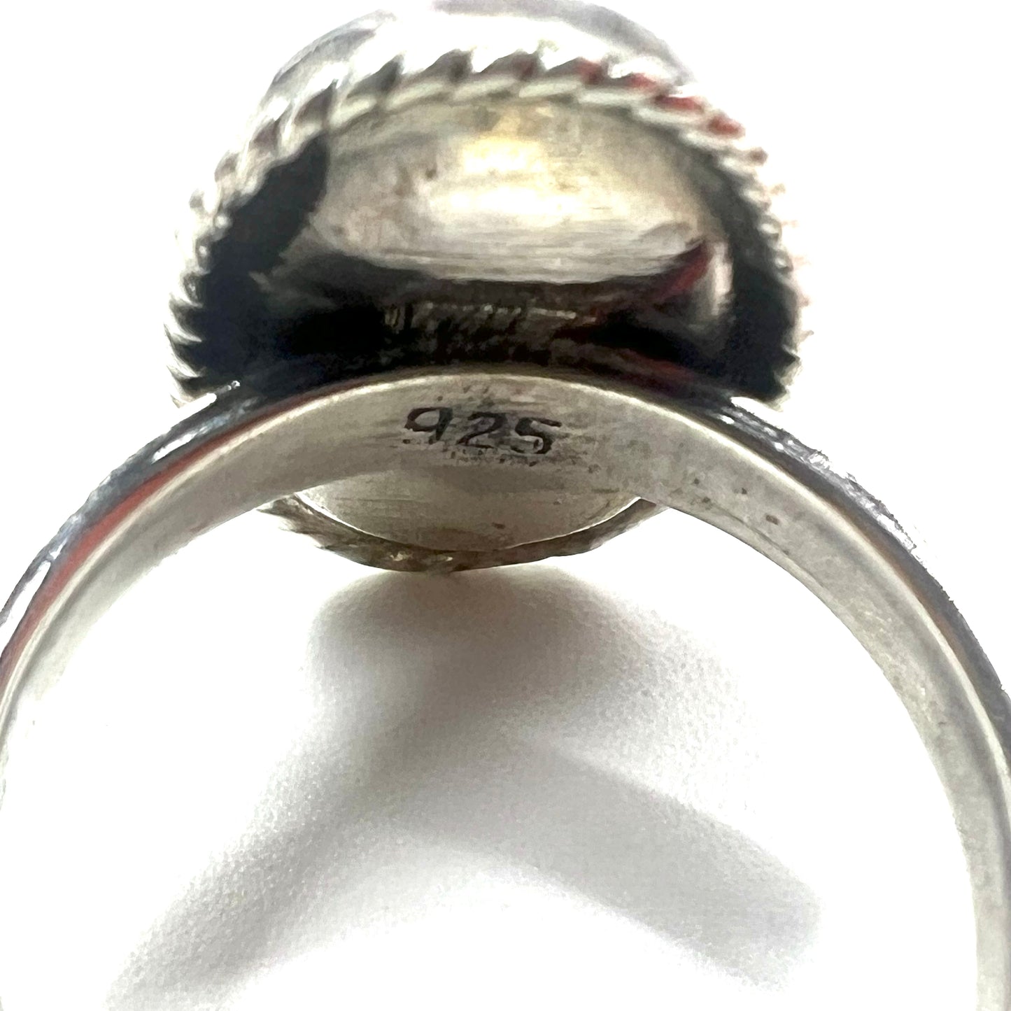 Vintage Indian Jewelry Ring ズニ族 インディアンジュエリー インレイ リング 指輪 11号 マルチカラー SILVER 925