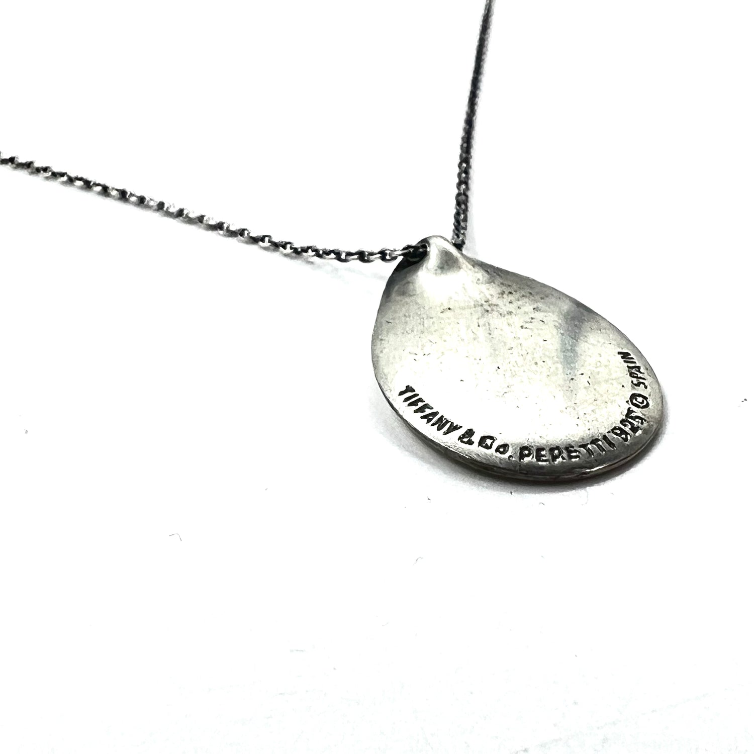 TIFFANY & CO. Madonna Necklace elsa peretti Pendant SILVER 925 ...