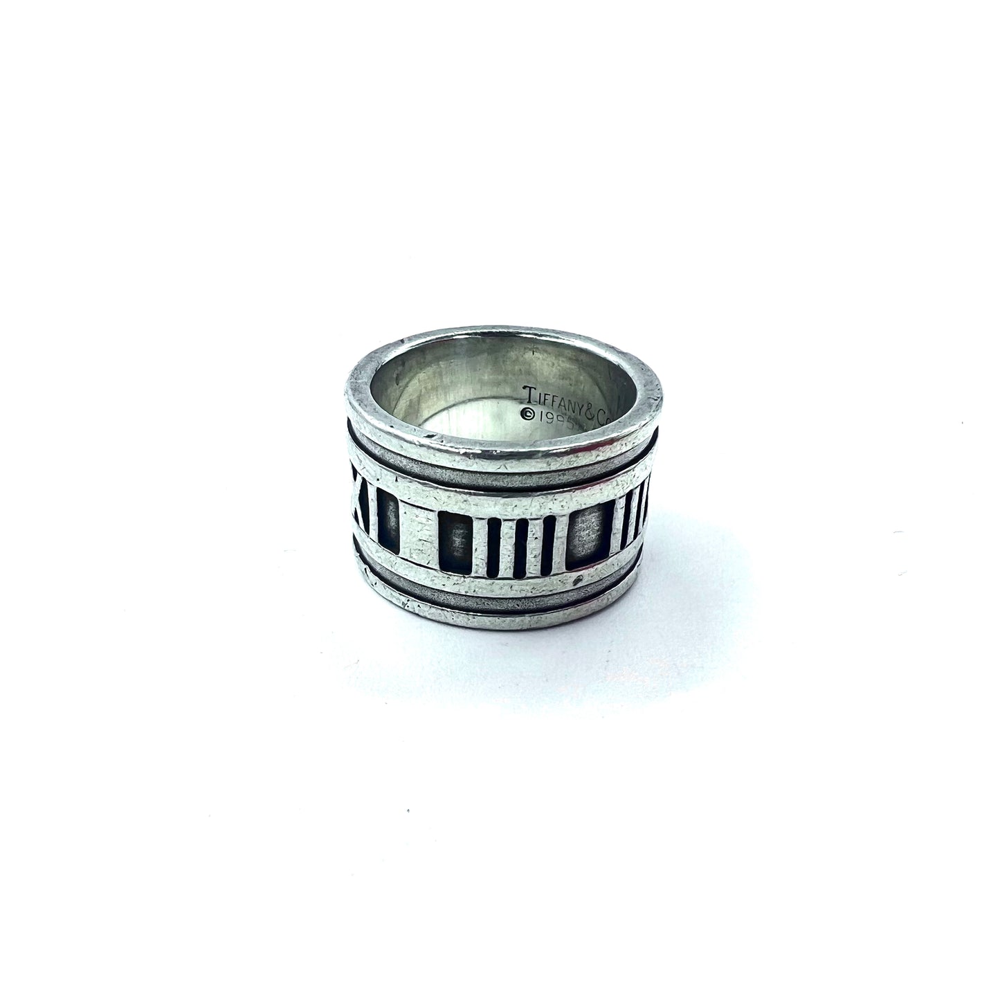 TIFFANY & CO. Atlas wide ring ring No. 9 Silver Silver 925 Pinky ...