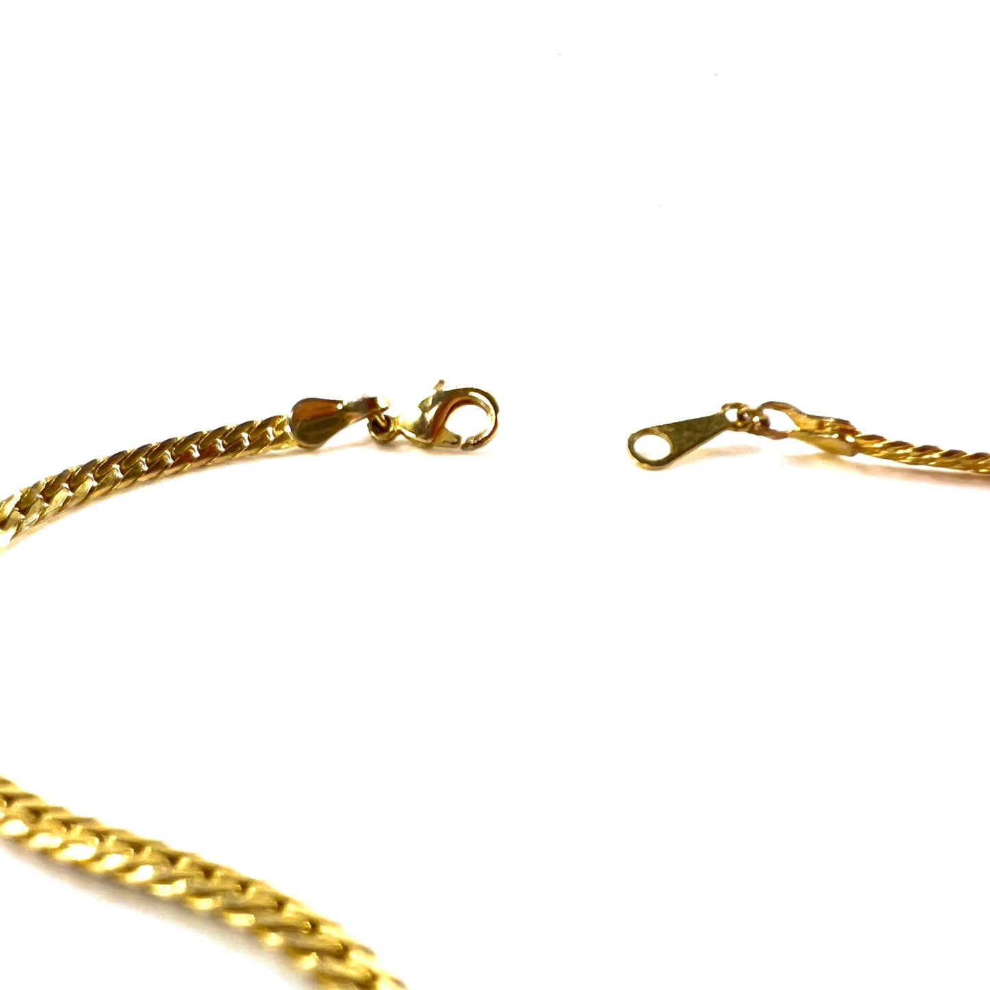 Vintage Gold Necklace 喜平 チェーンネックレス ゴールド カラーストーン