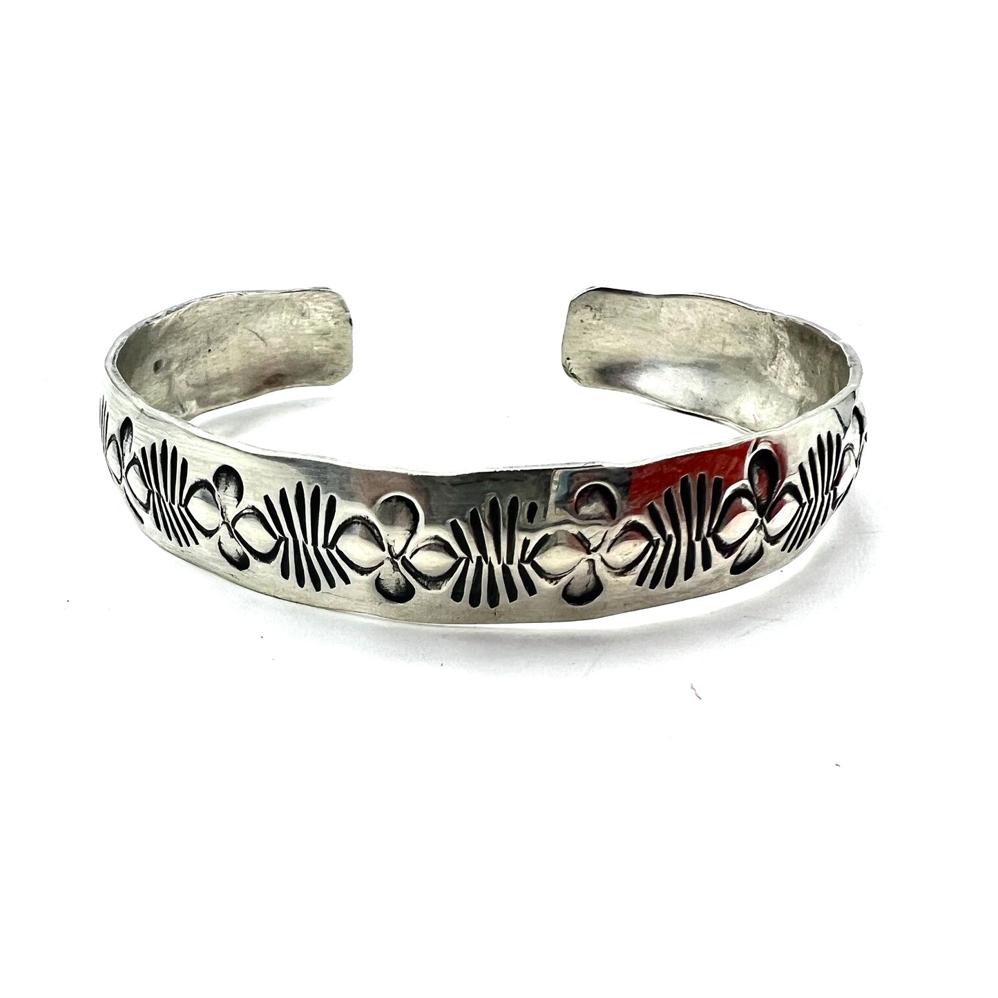 H.Spencer work Navajo Navajo Indian Jewelry Bangle Silver 