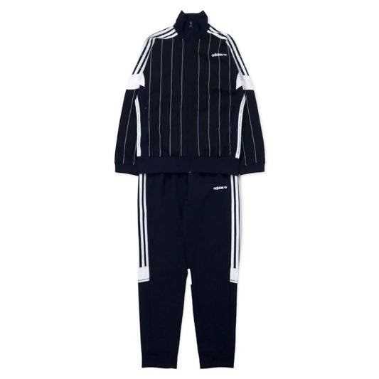 日本然リトテ-古着オンライン-adidas originals チャレンジャー トラックジャケット ジャージ セットアップ M ネイビー ピンストライプ ポリエステル トレフォイルロゴ 3ストライプス TKO Pinstripe Challenger 84 JKT BK2231 BQ3121-adidas originals Challenger Track Jacket Jersey Setup M Navy Pin Striped Polyester Trefoil Logo 3 Striped TKO Pinstripe Challenger 84 JKT BK2231 BQ3121