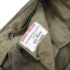 60年代 German Military ドイツ軍 WWII カーゴパンツ M カーキ ウール ミリタリー 8405-12-1305781 SPORTRA ARNSTORF