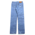 Levi's 90s USA made 501 denim pants size 32 blue cotton button fly button back 524 501-0125