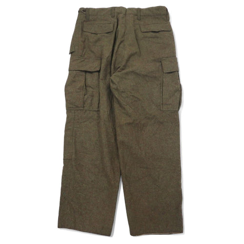 60年代 German Military ドイツ軍 WWII カーゴパンツ M カーキ ウール ミリタリー 8405-12-1305781 SPORTRA ARNSTORF