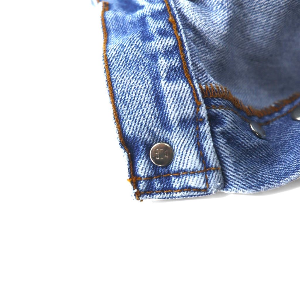 Levi's 90s USA made 501 denim pants size 32 blue cotton button fly button back 524 501-0125