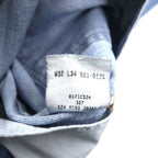 Levi's 90s USA made 501 denim pants size 32 blue cotton button fly button back 524 501-0125