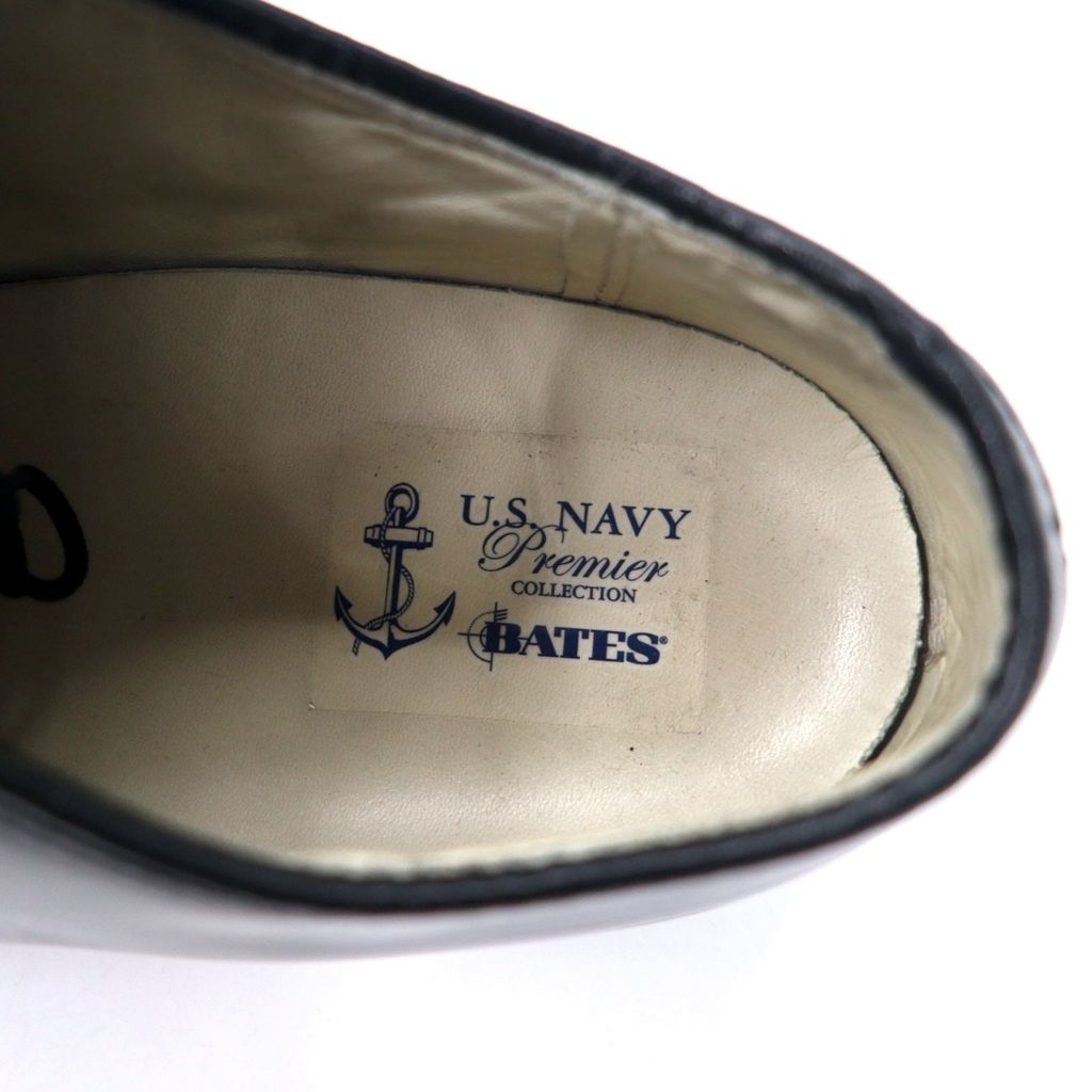 US NAVY USA製 オックスフォード サービスシューズ 29cm ブラック レザー Vibramソール PREMIER COLLECTION ミリタリー BATES 15825-001808-75-28 Military Oxford Dress Shoes