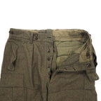60年代 German Military ドイツ軍 WWII カーゴパンツ M カーキ ウール ミリタリー 8405-12-1305781 SPORTRA ARNSTORF