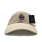 POLO RALPH LAUREN ポロベア ベースボールキャップ ONE ベージュ コットン ロゴ刺繍 710548524004 BSR 未使用品