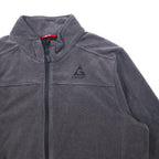 GERRY Full-Zip Thermal Fleece Jacket XL Gray Polyester One Point Logo Embroidery Full-Zip Thermal Fleece Outdoor Jacket 1139586