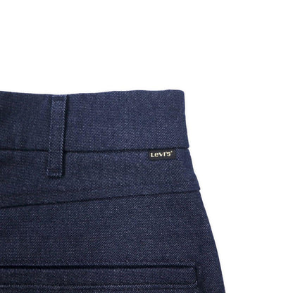 Levi's Cutoff Staple Cropped Wide Leg Chino Trousers Pants 28 Blue Navy STA-PREST CROPPED WIDE LEG CHINO 47873-0002