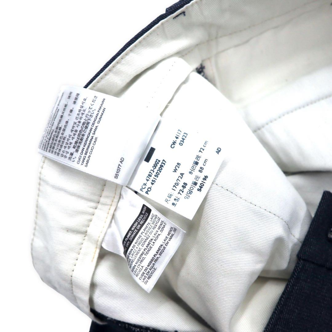 Levi's Cutoff Staple Cropped Wide Leg Chino Trousers Pants 28 Blue Navy STA-PREST CROPPED WIDE LEG CHINO 47873-0002