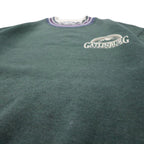 JERZEES Made in USA 90's SUPER SWEATS Rib Line Sweat M Green Cotton GATLINBURG