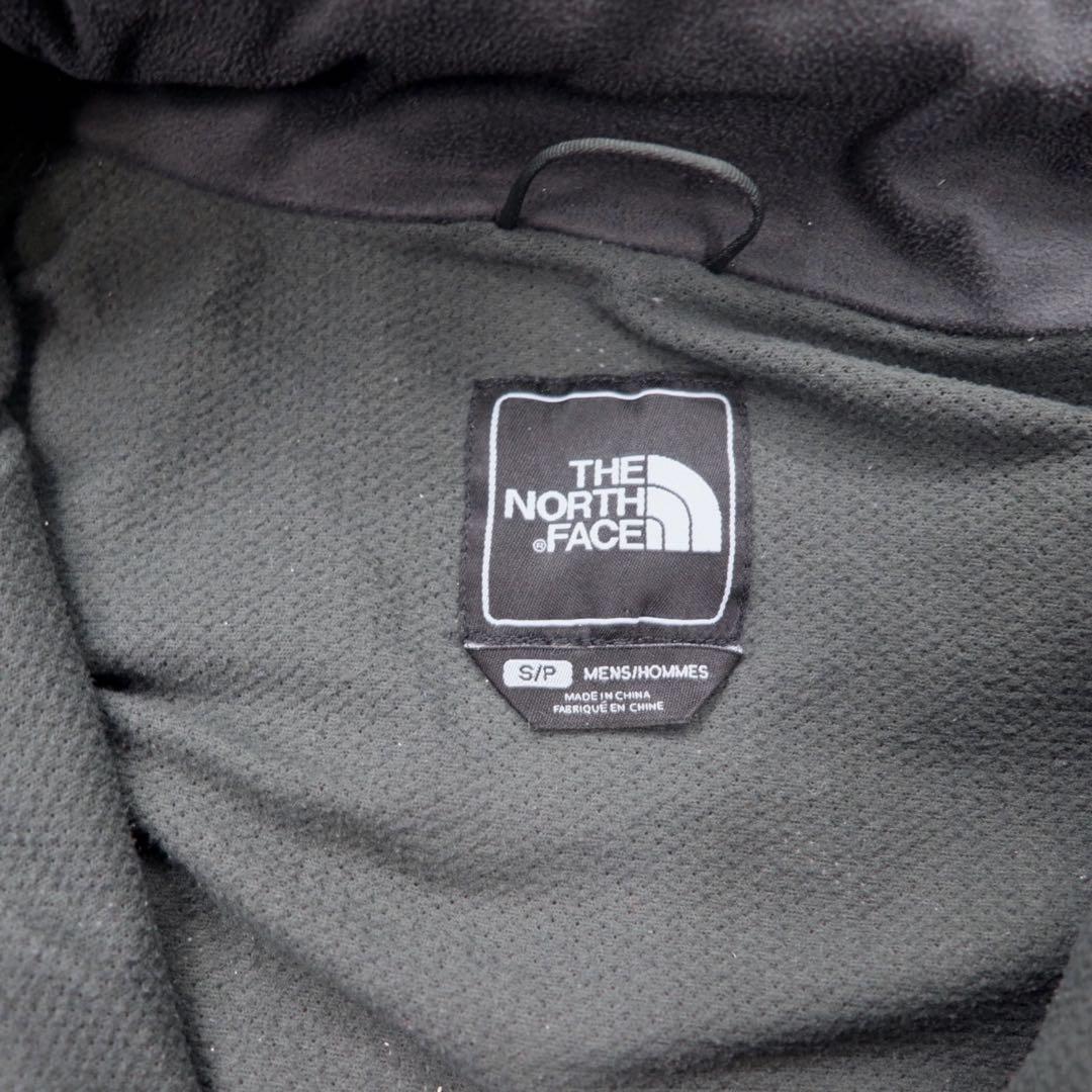 THE NORTH FACE マウンテンパーカー S ブルー ナイロン フード着脱式 HYVENT 透湿 防水 ジップインジップ搭載