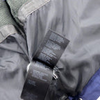 THE NORTH FACE マウンテンパーカー S ブルー ナイロン フード着脱式 HYVENT 透湿 防水 ジップインジップ搭載