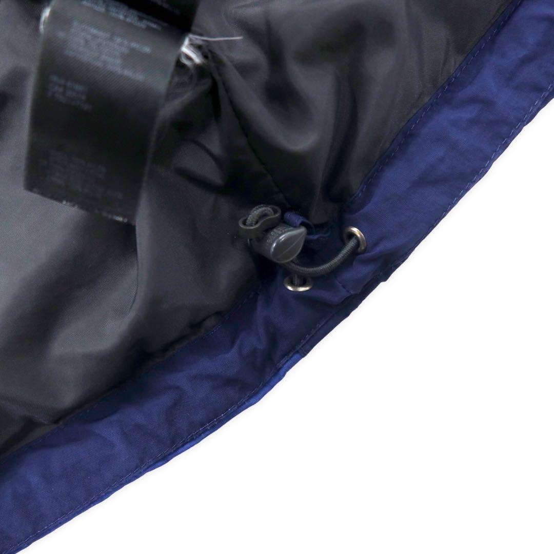 THE NORTH FACE Mountain Parka S Blue Nylon Hood Detachable HYVENT Breathable Waterproof Zip-in Zip Equipped