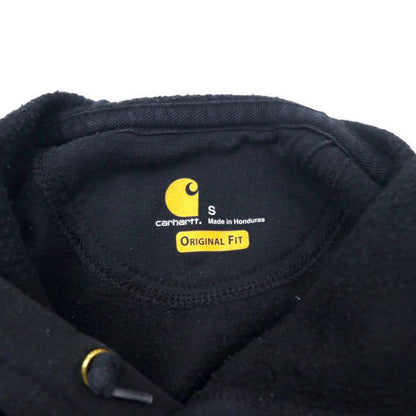 carhartt Big Size Pullover Parka S Black Cotton Brushed Lining ORIGINAL FIT Made in Honduras