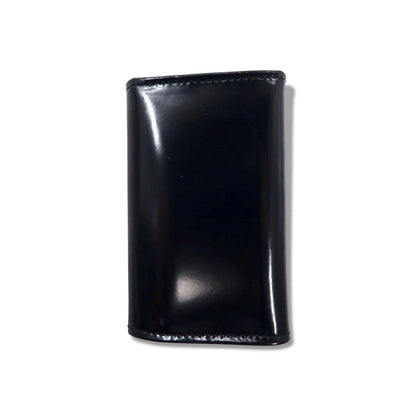GUCCI 6 key case black enamel leather 033 000416 0808 Made in Italy
