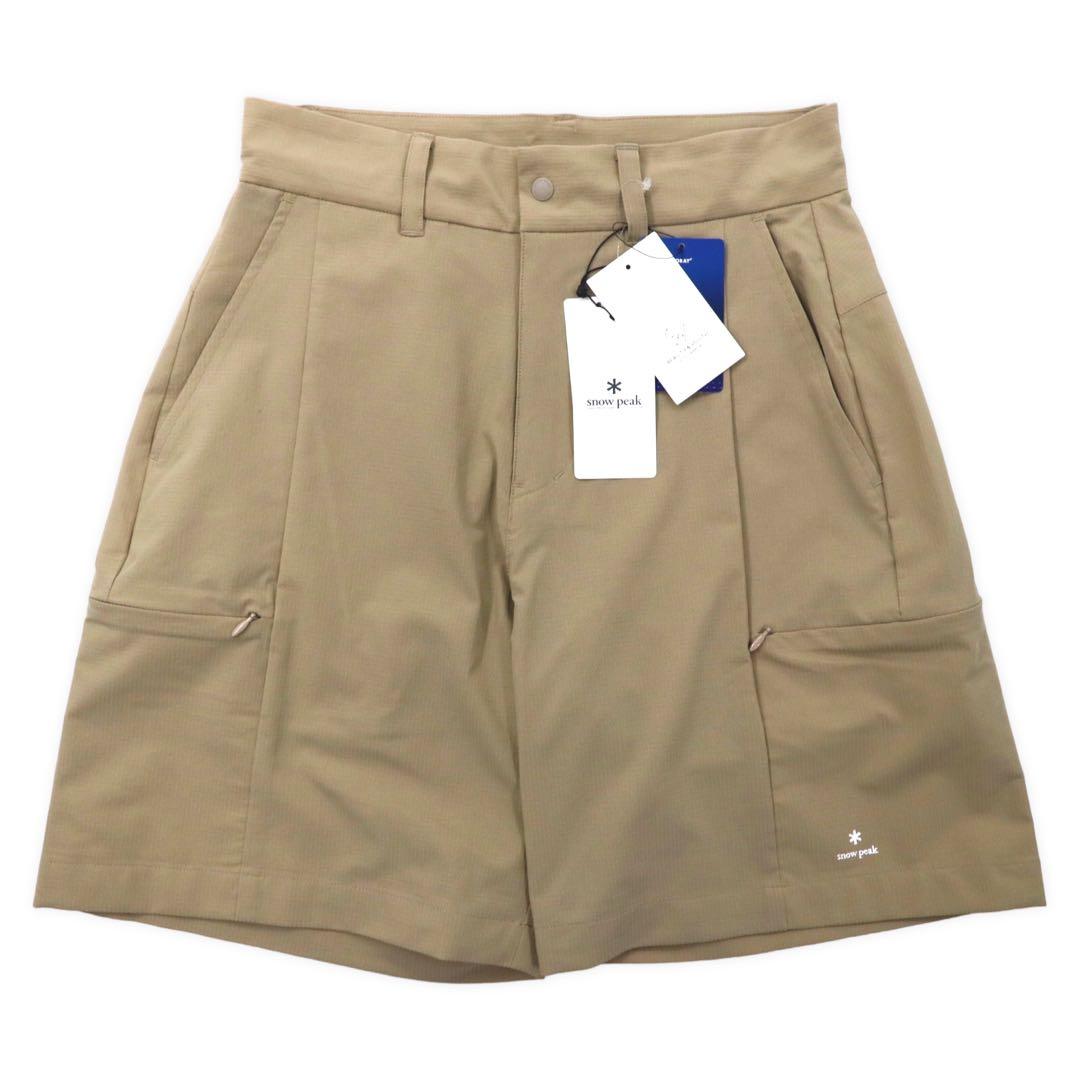 snow peak Dot Air Shorts Shorts S Beige Polyester Stretch BEAUTY &amp; YOUTH Special order BY DOT AIR SRTS UA-PA-21SU00102BG Unused item