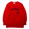 MLB ベースボール スウェット XL レッド コットン 裏起毛 前V リバースウィーブ仕様 ST. LOUIS CARDINALS ビッグサイズ GENUINE MERCHANDISE