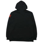 HARLEY DAVIDSON Logo Print Pullover Parka XL Black Mesh Switching Punching Big Size