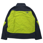 THE NORTH FACE WINDSTOPPER Fleece Jacket L Green Gray Polyester Logo Embroidery WINDSTOPPER