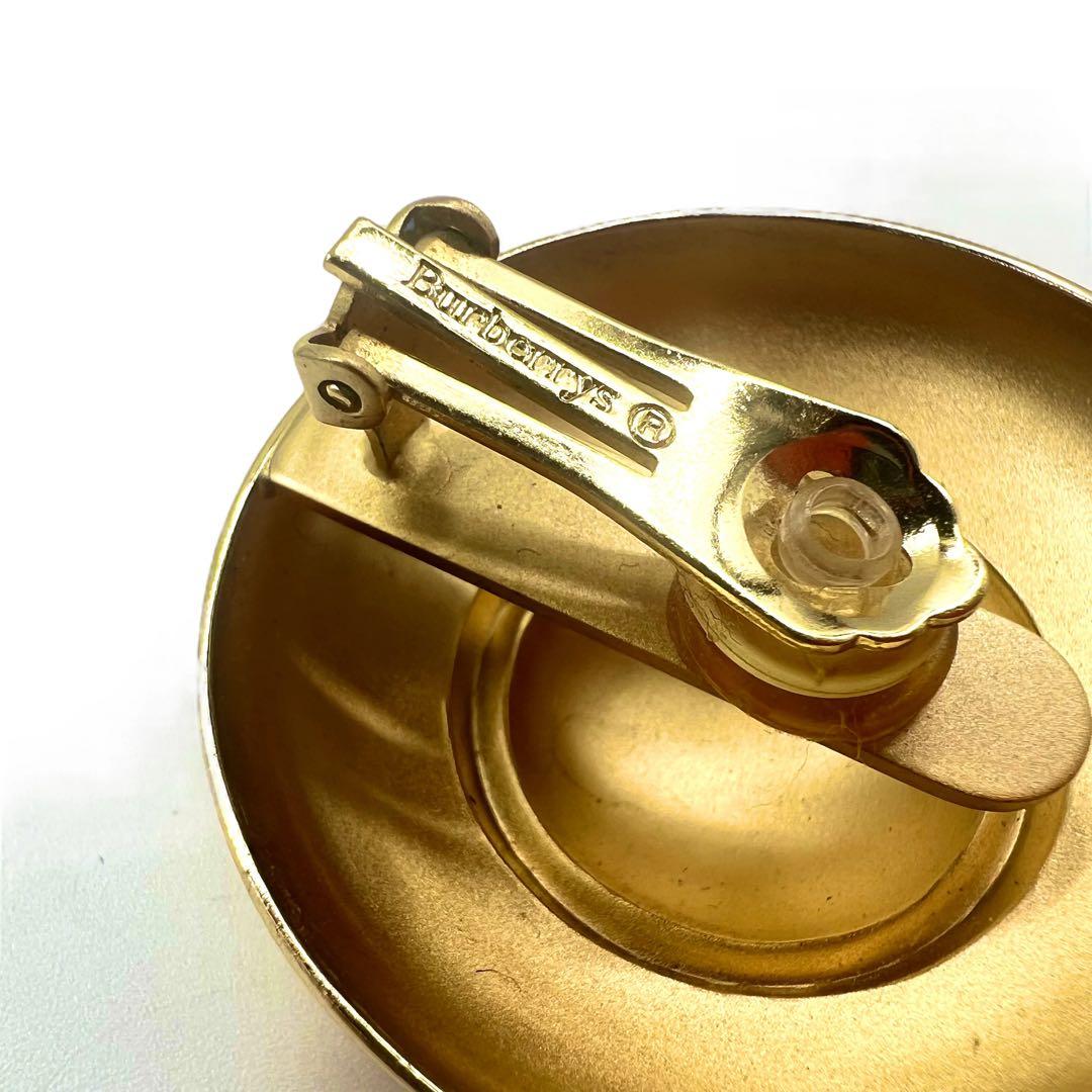 Burberrys ヴィンテージ ゴールド イヤリング ラウンド オールド