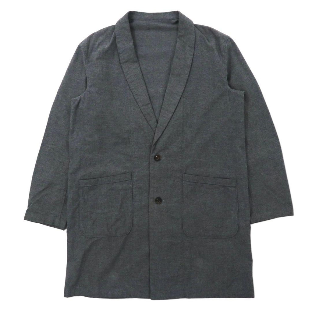 SOPHNET. Gown coat S gray cotton SOPH-156073 Made in Japan