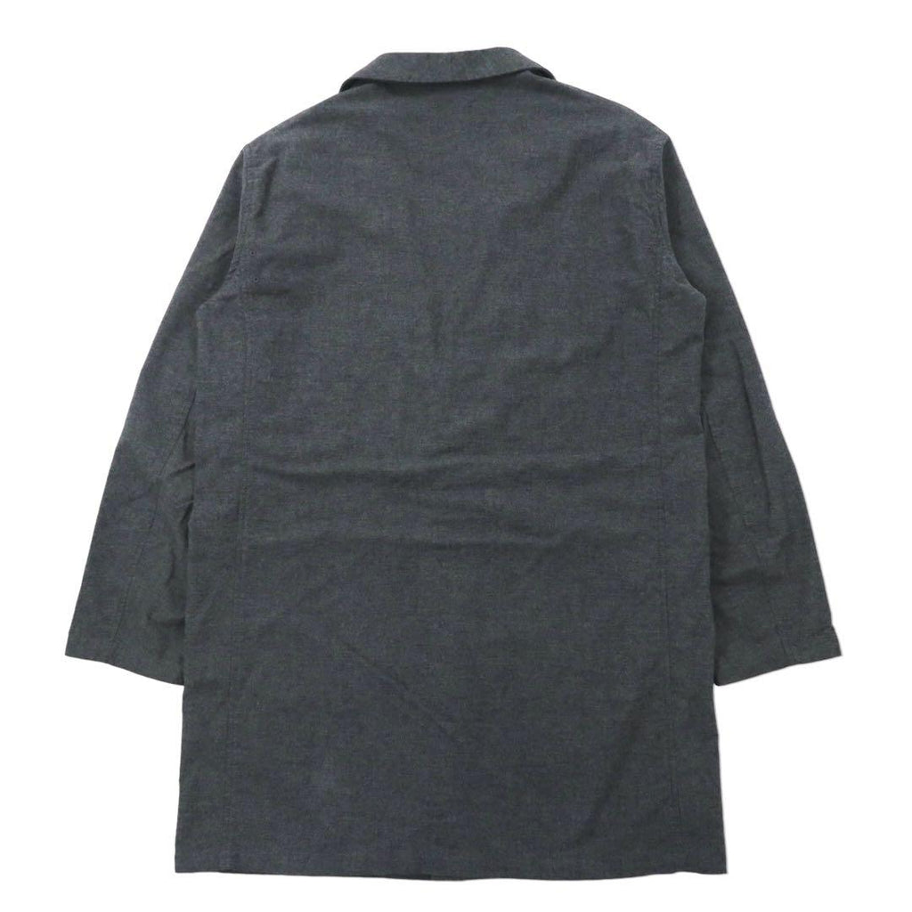 SOPHNET. Gown coat S gray cotton SOPH-156073 Made in Japan