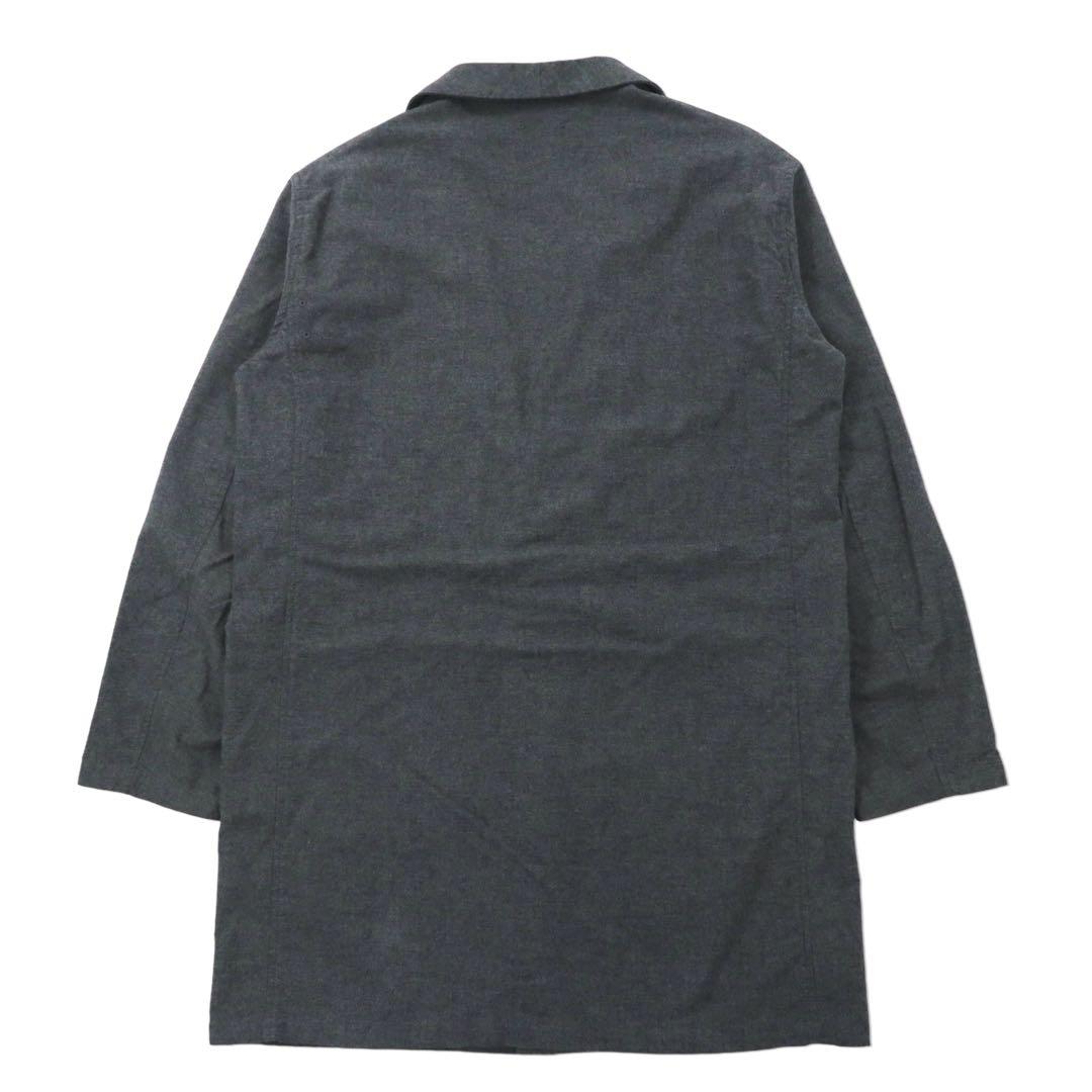 SOPHNET. Gown coat S gray cotton SOPH-156073 Made in Japan