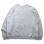 JAN SPORT Made in USA 90's College Print Sweatshirt XXL Gray Cotton Brushed Lining NORFOLK STATE UNIVERSITY Big Size