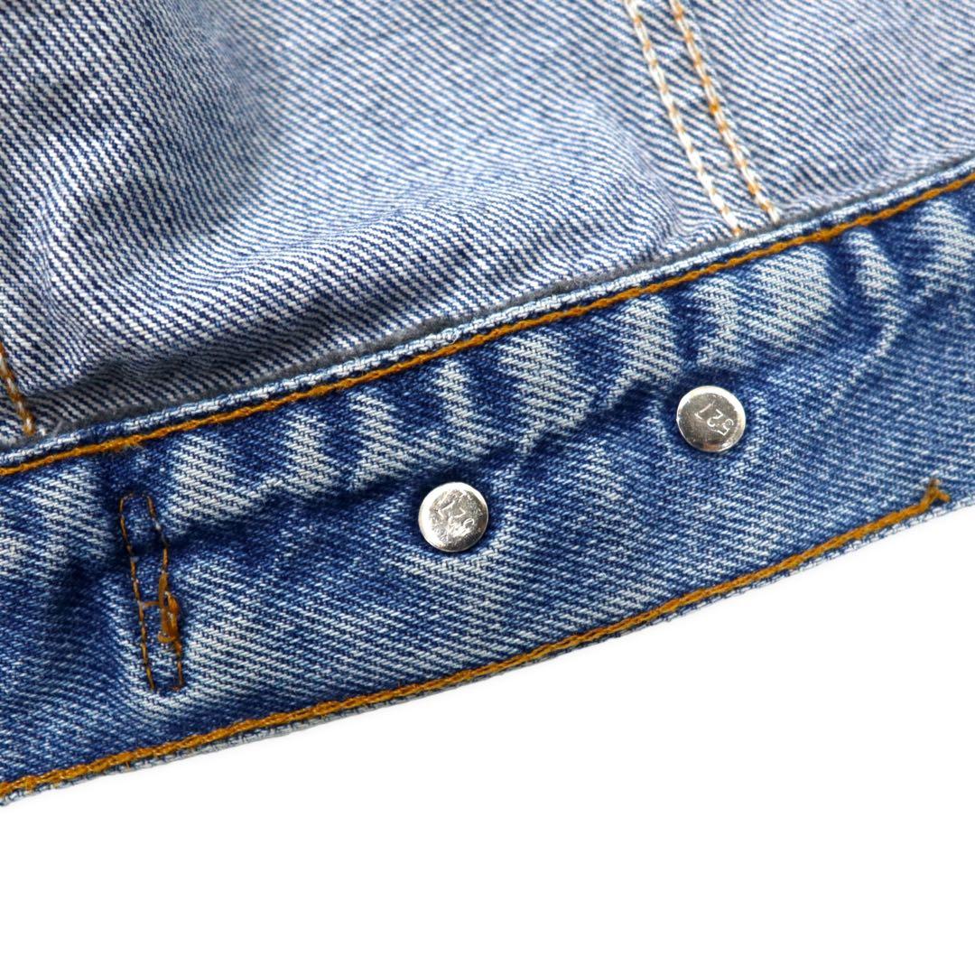 Levi's USA Made 70's 4th Denim Jacket G Jean M Blue Ice Wash Button Back 527 70505
