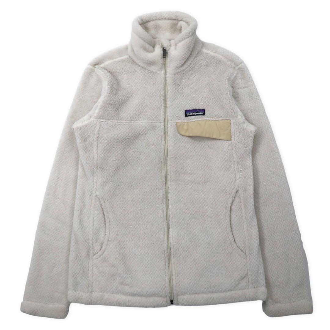 Patagonia Full Zip Fleece Jacket XS White Polyester 2547FA12