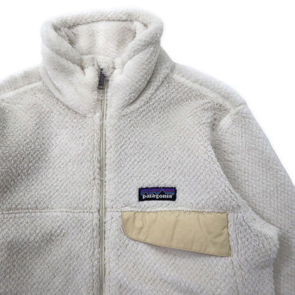 Patagonia Full Zip Fleece Jacket XS White Polyester 2547FA12