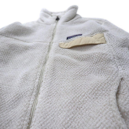 Patagonia Full Zip Fleece Jacket XS White Polyester 2547FA12