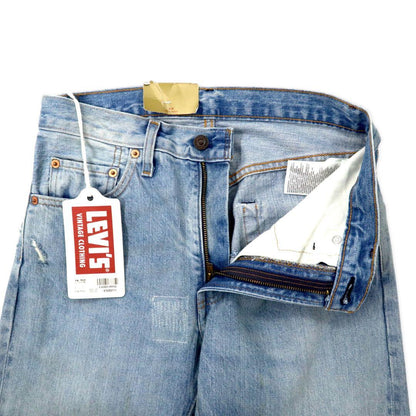 LVC ( LEVI'S VINTAGE CLOTHING ) 1967年復刻 505 デニムパンツ 28 ブルー ビッグE リペア加工 セルビッヂ TRESTLES トルコ製 未使用品