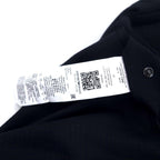 EMPORIO ARMANI スラックスパンツ 50 ネイビー チェック ポリエステル ストレッチ 11P11S 11846 ブルガリア製 未使用品