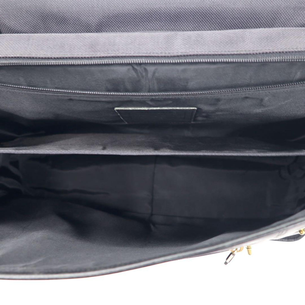 COACH Old Coach 2WAY Business Bag Shoulder Bag Black Leather Glove Tan Cowhide Double Turn Lock 0546