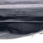 COACH Old Coach 2WAY Business Bag Shoulder Bag Black Leather Glove Tan Cowhide Double Turn Lock 0546