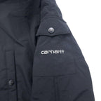 carhartt N-3B Down Jacket L Black Nylon Filling Fur Detachable Drawcord ANCHORAGE PARKA