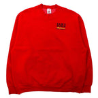FRUIT OF THE LOOM Made in USA 90's Sweatshirt XL Red Cotton Brushed Back SAM'S TOWN Big Size