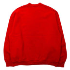 FRUIT OF THE LOOM Made in USA 90's Sweatshirt XL Red Cotton Brushed Back SAM'S TOWN Big Size