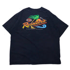 HARLEY DAVIDSON USA製 ロゴプリントTシャツ 3X ブラック コットン SARASOTA FLORIDA 両面プリント ビッグサイズ