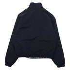 adidas originals All-over pattern reversible jacket M Gray Black Trefoil logo nylon FQ2411