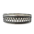 Nordic 80s Vintage Silver Jewelry フィンランド製 1987年 ヴィンテージ ブレスレット ワイドバングル シルバー925