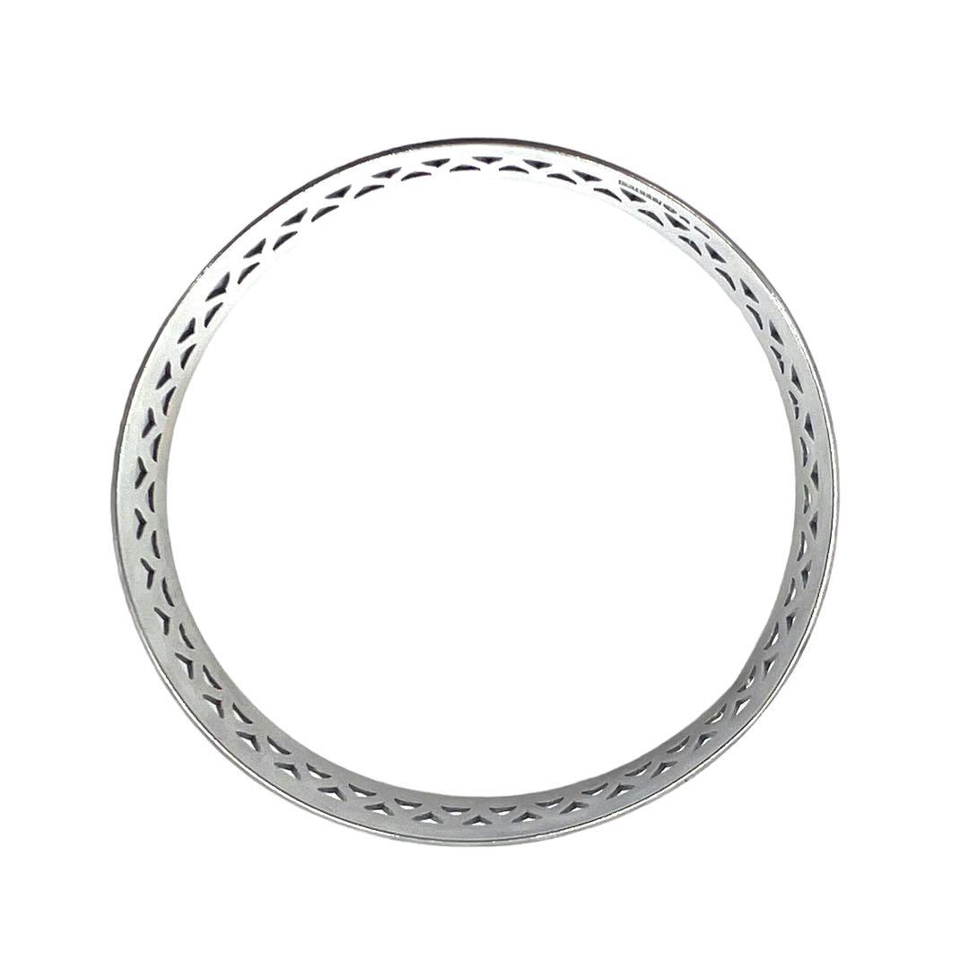 Nordic 80s Vintage Silver Jewelry フィンランド製 1987年 ヴィンテージ ブレスレット ワイドバングル シルバー925