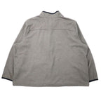 carhartt half zip fleece jacket 3XL gray beige polyester big size made in Jordan