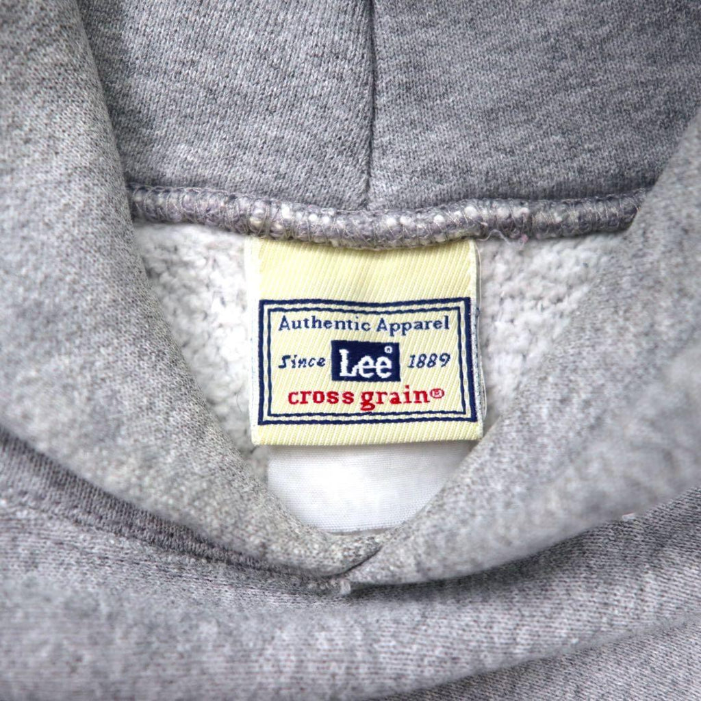 Lee 90年代 リバースウィーブ パーカー XL グレー cross grain コットン JEFFERSON BASKET BALL