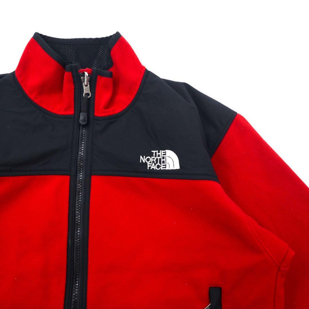 THE NORTH FACE 90年代 フリースジャケット S レッド ブラック ゴアウインドストッパー GORE WINDSTOPPER NL-3501 日本製